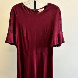 Boden size 12L maroon dress